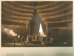 Carlo Bossoli. Tomb of Mithridates